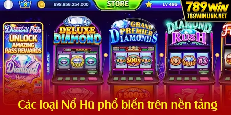 Các loại Nổ Hũ phổ biến trên nền tảng